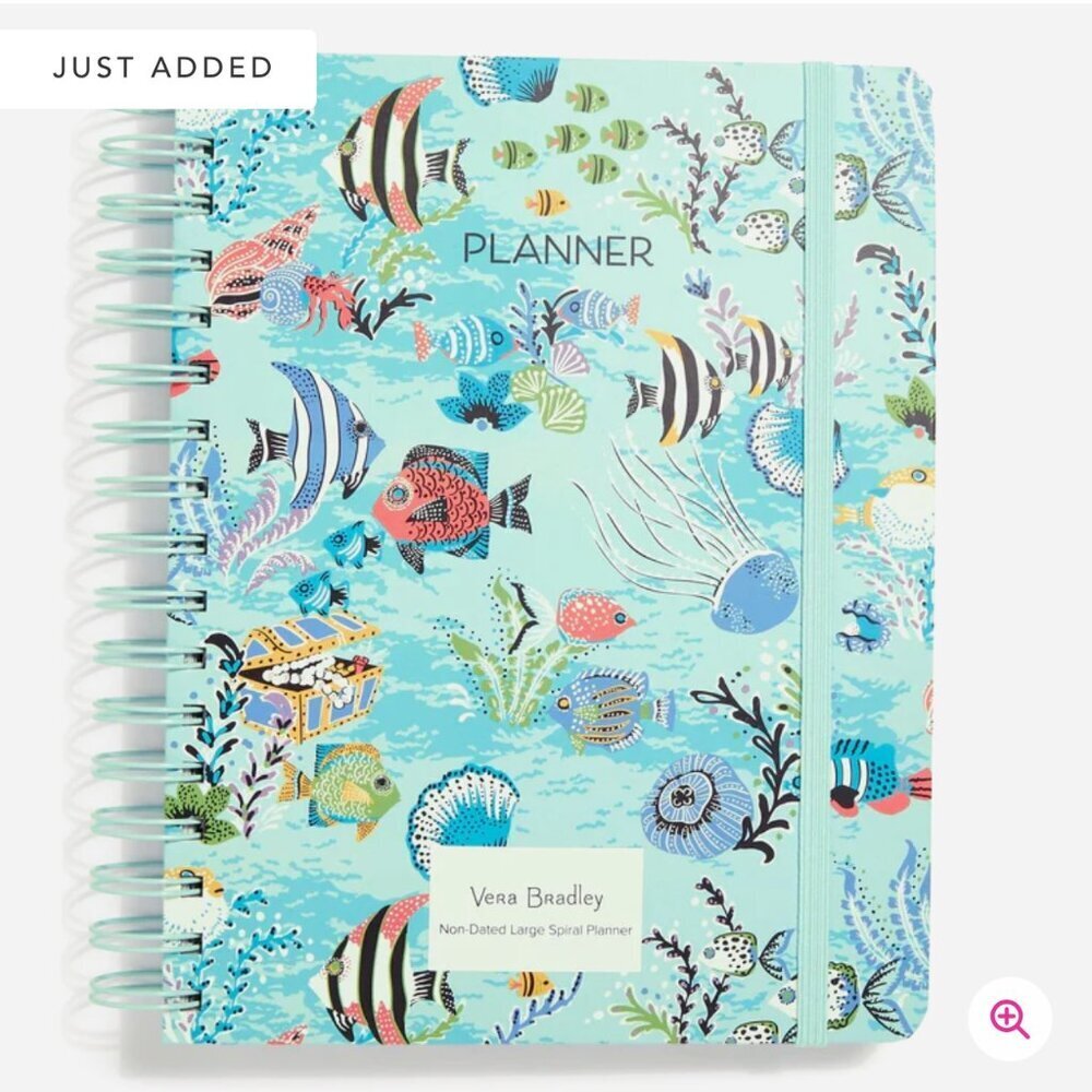 Vera Bradley Non-Dated Planner Antilles Treasure NWT